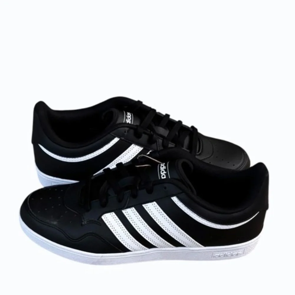 Adidas Mens Hoops 4.0 Basketball Shoes Size 10 Black White‎